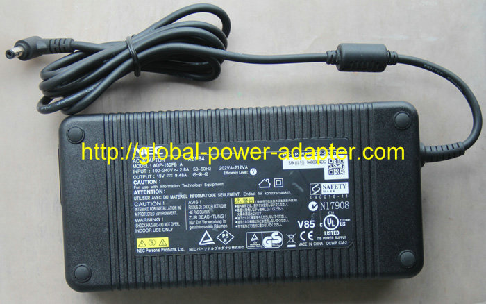 *Brand NEW*ADP-180FB A NEC 19V 9.48A (180W) AC DC Adapter 5.5*2.5 POWER SUPPLY - Click Image to Close